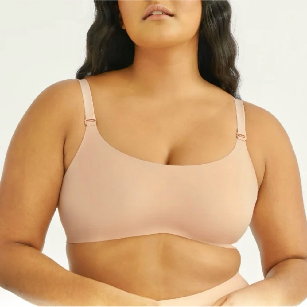 NEW Knix Evolution Bra in Beige/ Heather Grey Size 7(Fits G Cup)